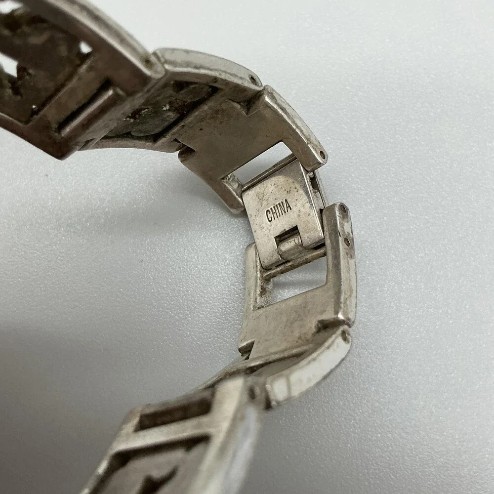 Brighton Gramercy Park Women Watch 35mm Silver Hearts Bracelet New Battery 6.25